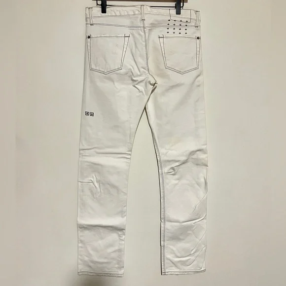 Original vintage tsubi White Jeans Mint Condition Never Worn RARE! Size 32 - Picture 2 of 7